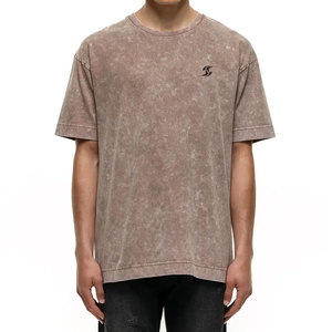 เสื้อยืดลายฟอกกรดลดราคาออนไลน์ เสื้อยืดคุณภาพสูงสำหรับผู้ชาย ผลิตจากโรงงาน ราคาขายส่ง เสื้อยืดลายฟอกกรด - Product Image 1