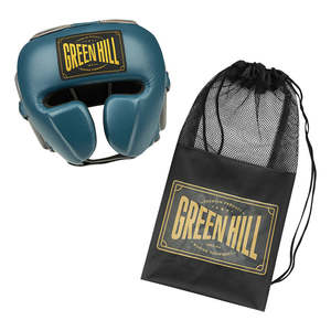 Casco de Boxeo AZTEC Azul/Gris, Equipo Esencial para Protección en el Ring - Product Image 3