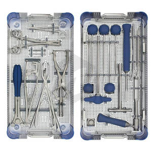 Juego de Instrumentos Quirúrgicos Reutilizables de Acero Inoxidable Ortopédico de Alta Calidad para Sistema de Tornillos Pediculares Manuales para Fijación Espinal - Product Image 3