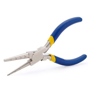 Pince à bec rond de qualité supérieure pince à cintrer les fils en acier inoxydable avec pince de fabrication de bijoux à l'échelle - Product Image 1