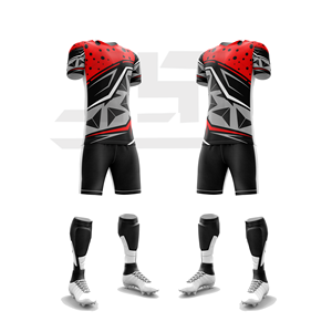Conjunto de Camiseta y Pantalones Cortos de Fútbol Elite con Tela Transpirable de Secado Rápido Unisex para Partidos de Torneos de Liga Profesional - Product Image 2