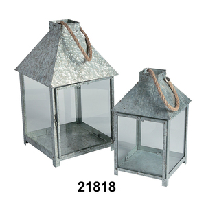 Linterna de diseño único galvanizado para colgar Linterna de metal a prueba de viento de tamaño personalizado por Hasan International India - Product Image 3