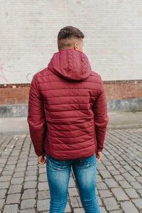Wholesale Custom <b>Men's</b> Winter Puffer <b>Jackets</b> New Trendy Hooded Quilted Canvas OEM Manufacturer - Product Image 2
