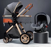 Poussette bébé légère pliable portable capacité de charge de 15 kg nouveau-né à 3 ans Oxford