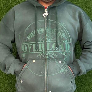 Vente chaude surdimensionné Vintage Zipper Hoodies hommes haute qualité en détresse coton mélangé sweat - Product Image 5