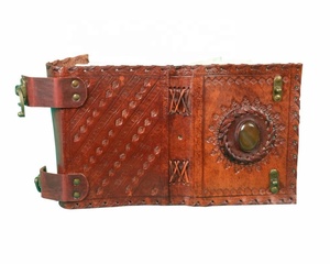 Sổ Tay Nhật Ký Họp Văn Phòng Sổ Tay Da Trắng Sổ Tay Phác Thảo Sổ Tay Da Thủ Công Nhật Ký Trang Trống - Product Image 1