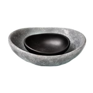 ชามเรซินที่ปลอดภัยสำหรับอาหารทำด้วยมือมีลวดลายเรซินที่ใช้บรรจุสลัด - Product Image 4