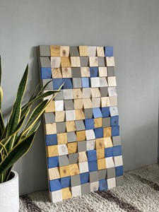 Cuadro de decoración de madera maciza para el hogar, oficina y dormitorio, diseño moderno para muebles de sala de estar, requisitos personalizados seguidos - Product Image 3