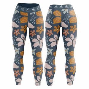 Leggings de yoga taille haute pour femmes Pantalon d'entraînement de fitness imprimé avec fermeture à la taille élastique - Product Image 3