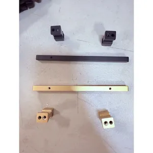 10 Pezzi Maniglie Regolabili Nere per Mobili da 35-102mm, Fori Regolabili per Accessori da Cucina - Product Image 6