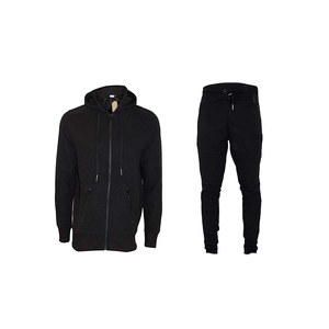 Design Your Own Casual Winter Men's Tracksuit 100% Cotton Fleece Quick Dry <b>Top</b> <b>Zipper</b> Jogging Set - Product Image 5
