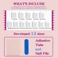 HYC-DY-552 Faux Ongles à Presser Halloween Crâne et Griffe Réutilisables Couverture Complète Design Gothique Luxe 24 Pièces