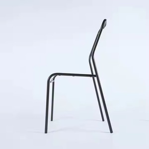 Chaise de salle à manger moderne en métal pour la maison, le bureau, l'école et la salle de bain. - Product Image 1