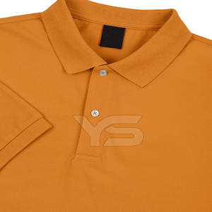 High Quality Men's for Polo Shirt Plus Size Cotton Spandex <b>Mixed</b> <b>Fabric</b> With Multi Color Option - Product Image 3