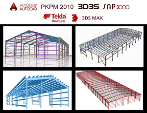 Nhà xưởng, nhà kho, nhà ở lắp ghép thép cấu tạo bán chạy, gia cố bằng thép hình trụ - Product Image 5