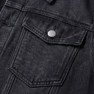 Chaqueta Vaquera de Mezclilla con Logotipo Personalizado de la Mejor Calidad para Hombre, Ajuste Cómodo, Estilo Casual, Bolsillos Laterales, Último Diseño, Prenda Exterior de Moda - Product Image 5