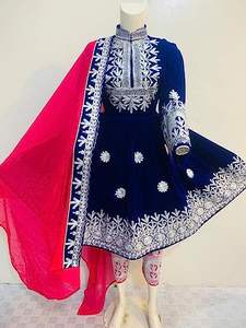 Vestido kuchi vintage étnico tribal, vestido Kuchi tradicional de fiesta Kuchi afgano/Pakistán multicolor vestido Kochi 3025 - Product Image 2