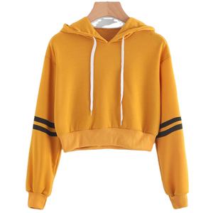 เสื้อฮู้ดเอวลอยระบายอากาศสไตล์วัยรุ่นสำหรับผู้หญิงทันสมัยและน้ำหนักเบาเหมาะสำหรับยิมกีฬาและลุคสตรีทแวร์ทุกวัน - Product Image 1