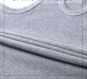 Chaleco Deportivo de Punto Acanalado sin Mangas para Hombre de Alta Calidad, Chaleco Ajustado para Hombre, Camiseta Deportiva sin Mangas para Gimnasio - Product Image 4