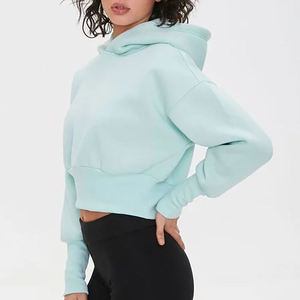 Nouveau style respirant coton polyester tenue décontracté sweats à capuche pour femmes ensemble de shorts marque privée léger sweats à capuche pour femmes ensemble de shorts - Product Image 2