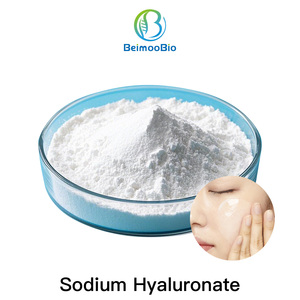 ผงโซเดียมไฮยาลูโรเนต99% beimoobio เกรดเครื่องสำอางได้รับการรับรอง ISO9001น้ำหนักโมเลกุลสูงต่ำ - Product Image 2