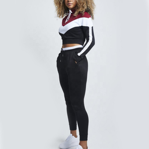 ชุดวอร์มผู้หญิงแบบสองชิ้น สวมใส่สบาย ผ้าเนื้อนุ่ม เหมาะสำหรับออกกำลังกาย ฟิตเนส และแฟชั่นในชีวิตประจำวัน - Product Image 2