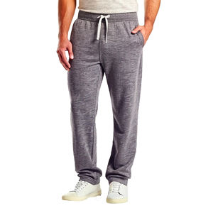 Pantalones de chándal atléticos activos de lana para hombre, Jogger con cordón y bolsillo con cremallera, pantalón transpirable antiarrugas para entrenamiento - Product Image 1