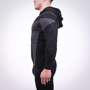 Sudadera con Capucha y Cremallera de Algodón Grueso de 400 g/m², Fabricada a Medida, con Logotipo Bordado Vintage, Lavado Ácido, para Hombre - Product Image 3