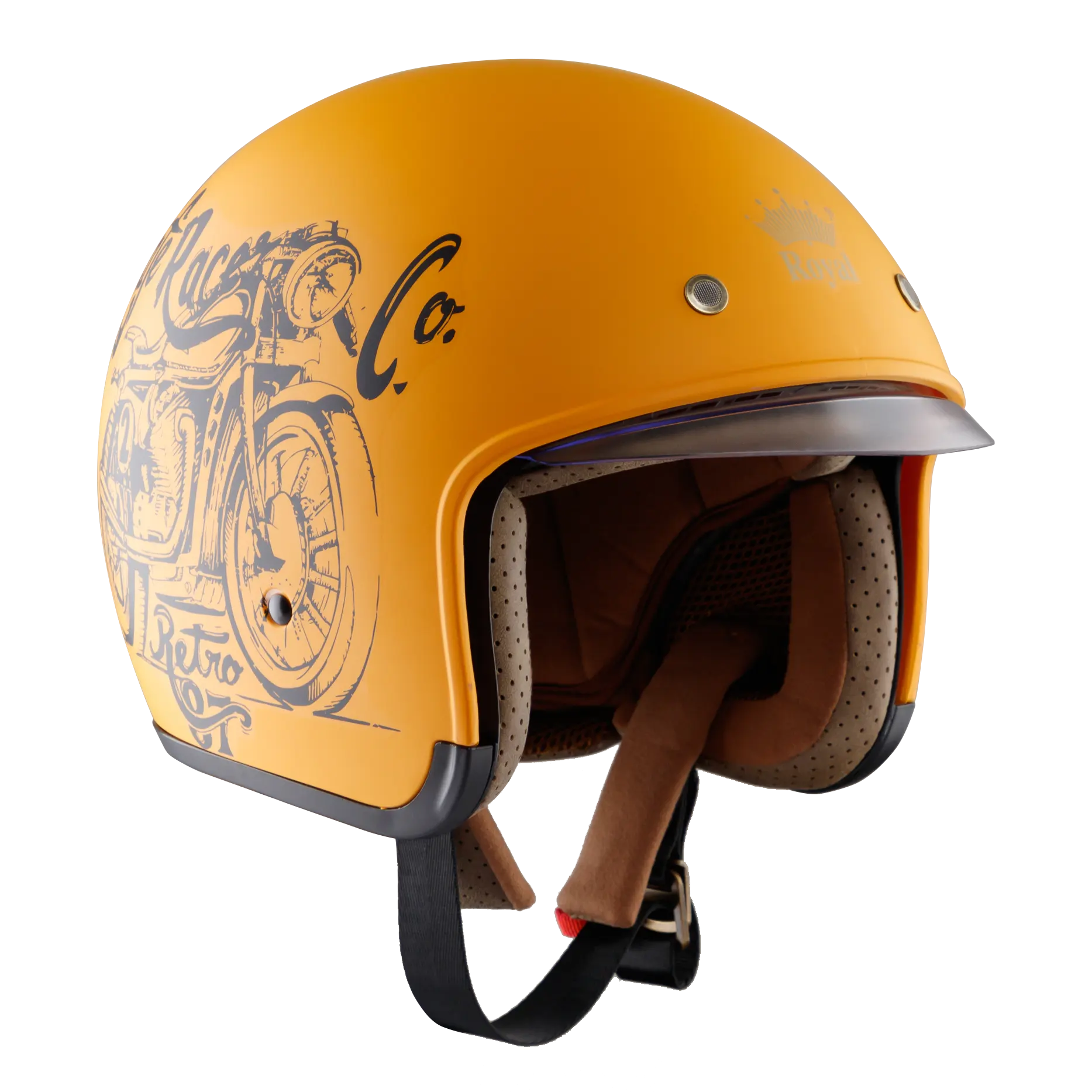 Precio competitivo, OEM Royal M139, ABS avanzado de alta calidad con casco abierto Vintage de estilo retro estándar DOT a todo color