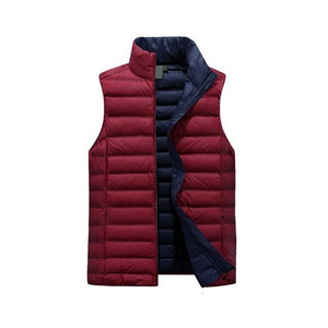 Nueva llegada diseño de alta calidad personalizado hombres sin mangas Puffer chaquetas ajustables con logotipo personalizado y tamaño de colores - Product Image 2