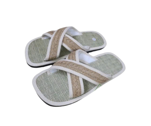 High Quality Natural Seagrass <b>Slipper</b> Breathable Lightweight Home Spa Sandal From Vietnam Sustainable Material - Product Image 1