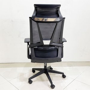 Silla de Oficina Ergonómica MF138 con Respaldo de Cabeza, Diseño Giratorio para Hogar, Taller, Dormitorio, Hospital, con Espuma y Tela - Product Image 5