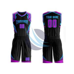 Camisetas de Baloncesto Personalizadas de Poliéster Reversible, Transpirable, de Secado Rápido y Anti-UV, Tallas Grandes, Malla Deportiva, Personalizadas con Transferencia de Calor - Product Image 1