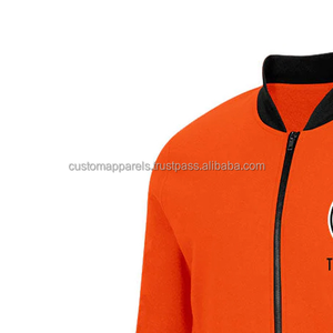 Chaqueta Varsity Personalizada de Alto Rendimiento para Hombre, Cuello Alto, Logotipo Bordado en la Parte Delantera, 100% Lana, Transpirable, Resistente al Viento, MCACVJ-254 - Product Image 5