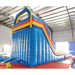 Toboggan aquatique gonflable commercial, grand toboggan de piscine en PVC, toboggan aquatique hermétique détachable, toboggan gonflable intérieur/extérieur pour jardin - Product Image 3