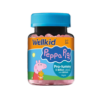 Complément alimentaire quotidien multivitaminé pour enfants sous forme de gommes molles avec vitamine D et probiotiques, saveur fruits mélangés, 30 gommes
