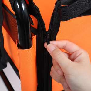 รถเข็นเด็กพับได้สำหรับตกปลากลางแจ้งรถเข็นสำหรับตั้งแคมป์พับได้นั่งชายหาด - Product Image 3