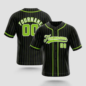 Maillot de baseball respirant à coupe flexible Conception légère à séchage rapide Noms d'équipe personnalisés Logos Vêtements de sport personnalisés - Product Image 6