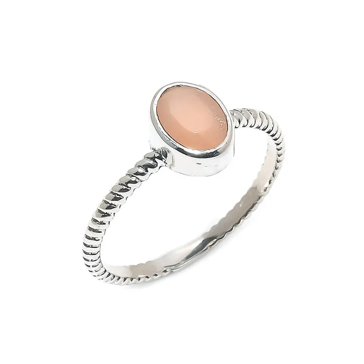 925 Zilveren Ring Voor Vrouwen Prachtig Design Handgemaakte Roze Opaal Massief Zilveren Fijne Sieraden Ring Voor Vrouwen Te Koop