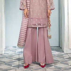 Vente en gros pakistanais 2025 dernier décontracté trois pièces Shalwar Kameez ensemble femmes robes en lin d'hiver les plus vendues - Product Image 5