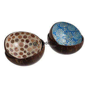 Tazón de resina para casa estilo Boho chic diseño rústico artesanal perfecto para estética natural de Tradebyd - Product Image 1