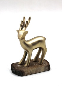 Vente en gros en vrac support de bas décoratif en fer aluminium brut en laiton plaqué pour la décoration de Noël fait à la main personnalisé - Product Image 2