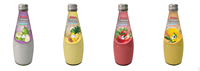 Aiying – lait De noix De Coco avec saveur originale De Nata De Coco, lait De noix De Coco, jus De noix De Coco, bouteille en verre De 290ml