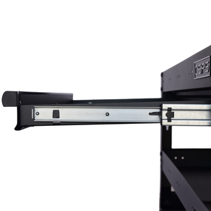 Carro de herramientas de acero inoxidable de 3 niveles compatible con OEM Gabinete de garaje mecánico de hierro con ruedas de plástico para almacén de la industria del taller - Product Image 6