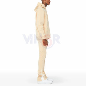 Chándal de 2 piezas de algodón de alta calidad, ropa de calle Unisex, chándal personalizado Dtg con estampado de pantalla Sun Fade Heavyweight para hombre - Product Image 3