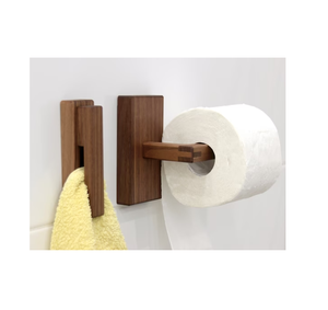 Porte-rouleau de papier toilette en bois populaire Porte-rouleau de papier toilette artisanal parfait support de rouleau de papier hygiénique fournisseur en gros - Product Image 1
