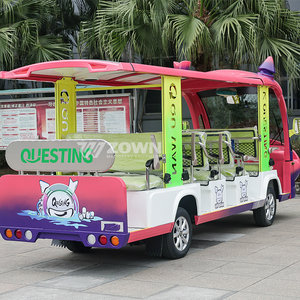 2025 nuevas Ideas Parque de Atracciones eléctrico personalizado imagen de dibujos animados autobús turístico 60V 100AH batería 8-23 asientos 2 años de garantía - Product Image 6