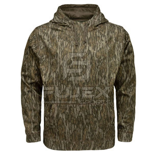 Best Price New Arrival <b>Men's</b> <b>Camo</b> <b>Hoodie</b> Custom Polyester Cotton Low MOQ Plain Dyed <b>for</b> Winter - Product Image 1