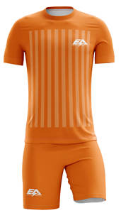 Uniforme de football en polyester de haute qualité maillot de football imprimé de logo personnalisé quantité minimale de commande bas sublimation vêtements de football personnalisés hauts de chemise - Product Image 2