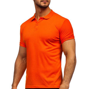 Polo de manga corta para hombre, camisa informal de verano con logotipo personalizado, camisa polo bordada a la moda, camisa holgada transpirable para hombre - Product Image 3